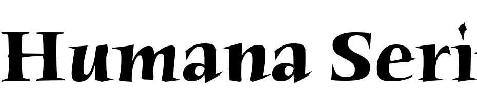 Humana Serif ITC TT Bold Font Download Free